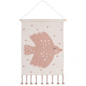 WALL HANGING NATTIOT SWEET BIRDY MULTI 50×80 100% COTTON