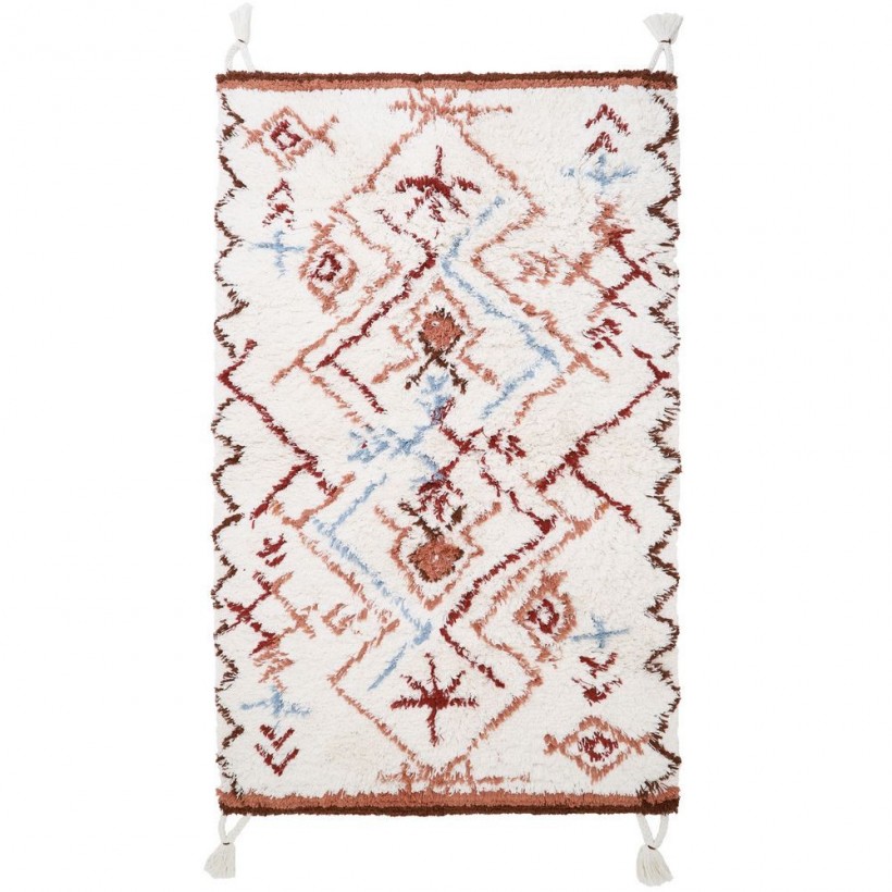 RUG NATTIOT KARMEN MULTI 100x160 100% COTTON