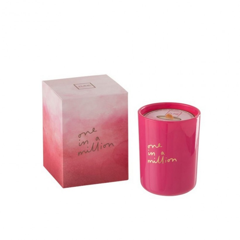 Αρωματικό κερί JO2416 One In A Million Glass Fuchsia Scent: Golden Honey floral