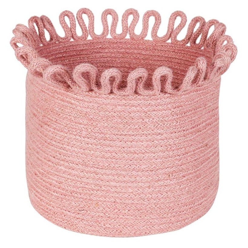 STORAGE BASKET NATTIOT OMALA ROSE D 30 100% JUTE