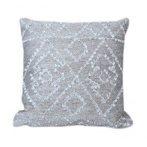 CUSHION ORTO SILVER 45X45 55% VISCOSE 45% WOOL