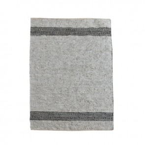 RUG OLWEN STONE 160X230 100% LEATHER