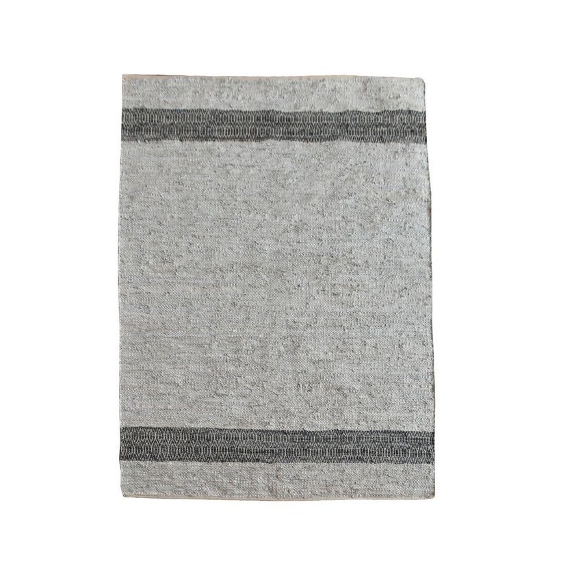 RUG OLWEN STONE 160X230 100% LEATHER