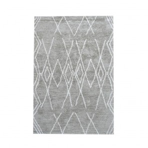 RUG  RAYZAN SILVER  IVORY 160X230 60% VISCOSE  40% COTTON