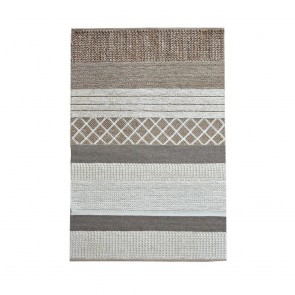 RUG SHARDA SOLANO CHARCOAL IVORY 160X230  80% JUTE 20% WOOL