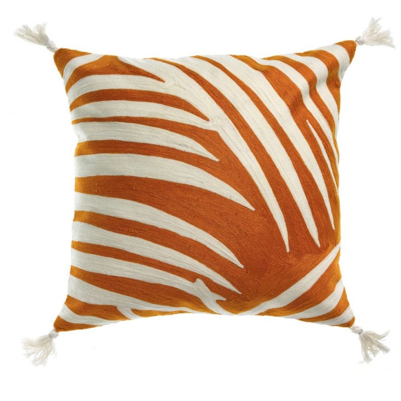 HANDMADE CUSHION VIVARAISE ANIKA AMBRE 45X45 100% COTTON