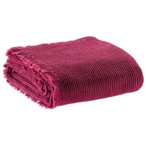 THROW VIVARAISE KAYA FUCHSIA 140x200 100% COTTON