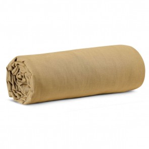 FITTED SHEET VIVARAISE CALITA 160x200 GOLD 100% COTTON