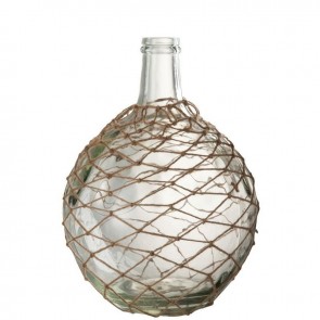 BOTTLE  JO71694 GLASS ROPE