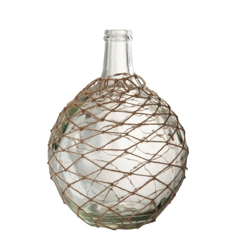 BOTTLE  JO71694 GLASS ROPE