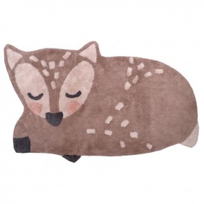 RUG NATTIOT LITTLE DEER MULTI 70x110 100% COTTON