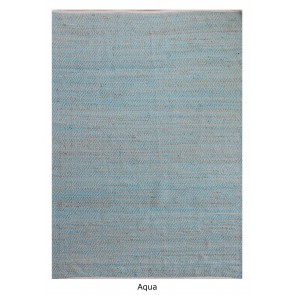 RUG  ABELLA AQUA 160X230 62% JUTE 38% COTTON