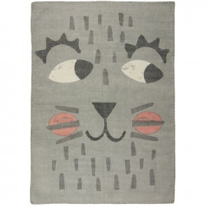 RUG NATTIOT RALPH VINTAGE GRIS 100x140 100% COTTON