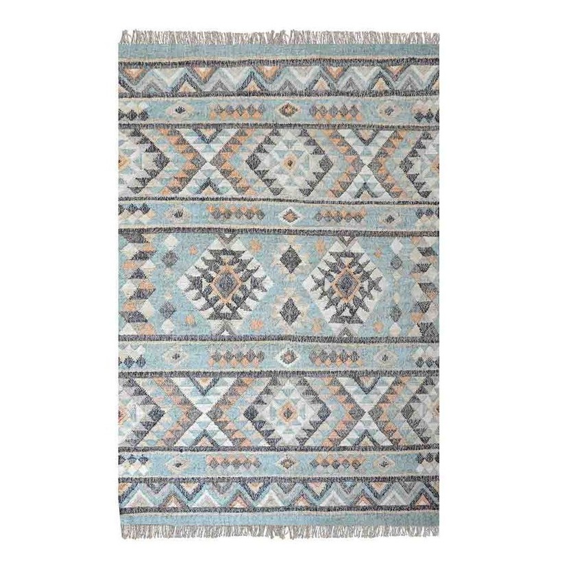 ΧΑΛΙ THE RUG REPUBLIC MUNRO AQUA 160X230 100% ΓΙΟΥΤΑ