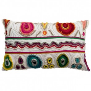 HANDMADE CUSHION VIVARAISE JOE MULTI 30×50 100% COTTON