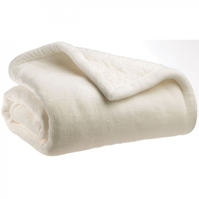 ΚΟΥΒΕΡΤΑ VIVARAISE MICHKA NEIGE 220×240 100% MICROFIBRE