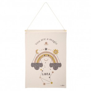 WALL HANGING NATTIOT LITTLE LIBRA  NATURAL 40x50 100% COTTON