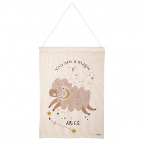 WALL HANGING NATTIOT LITTLE ARIES NATURAL 40x50 100% COTTON