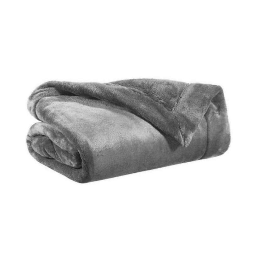 THROW VIVARAISE TENDER GRIS 150×200 100% POLYESTER