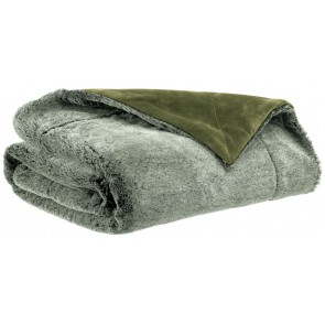 THROW KINTA VIVARAISE OLIVE 130×160 100%POLYESTER