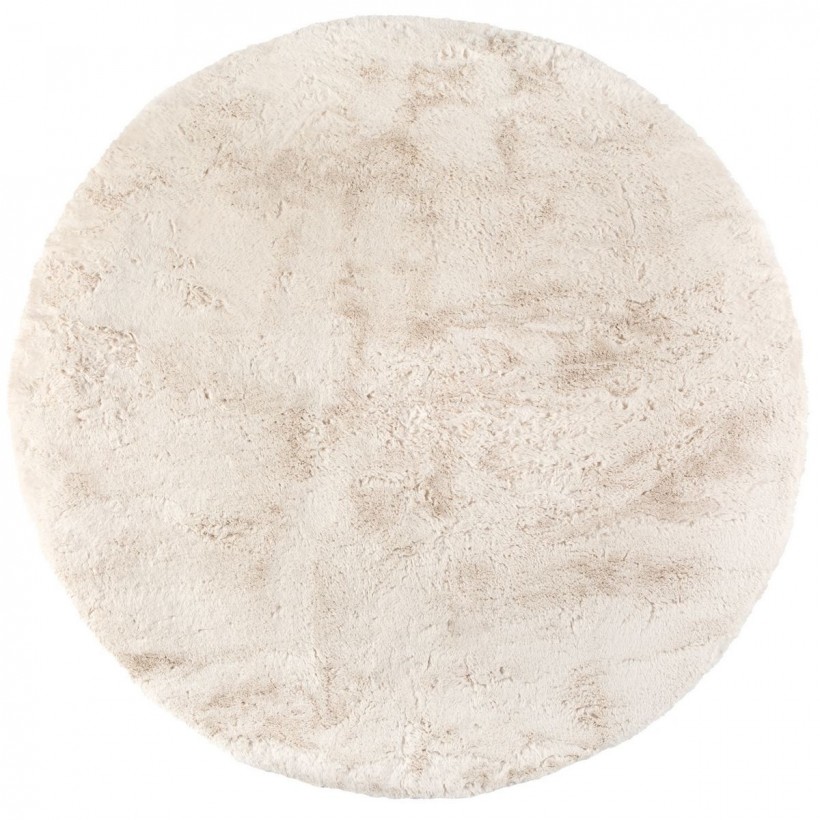 FUR RUG VIVARAISE EDDY IVOIRE  D160 100% POLYESTER