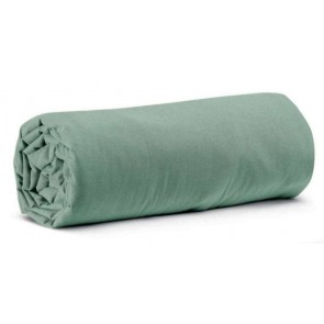 FITTED SHEET VIVARAISE CALITA 160x200 SAUGE 100% COTTON