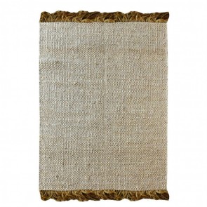 RUG ROHNS CHARCOAL GOLD NATURAL 190x290 100% JUTE