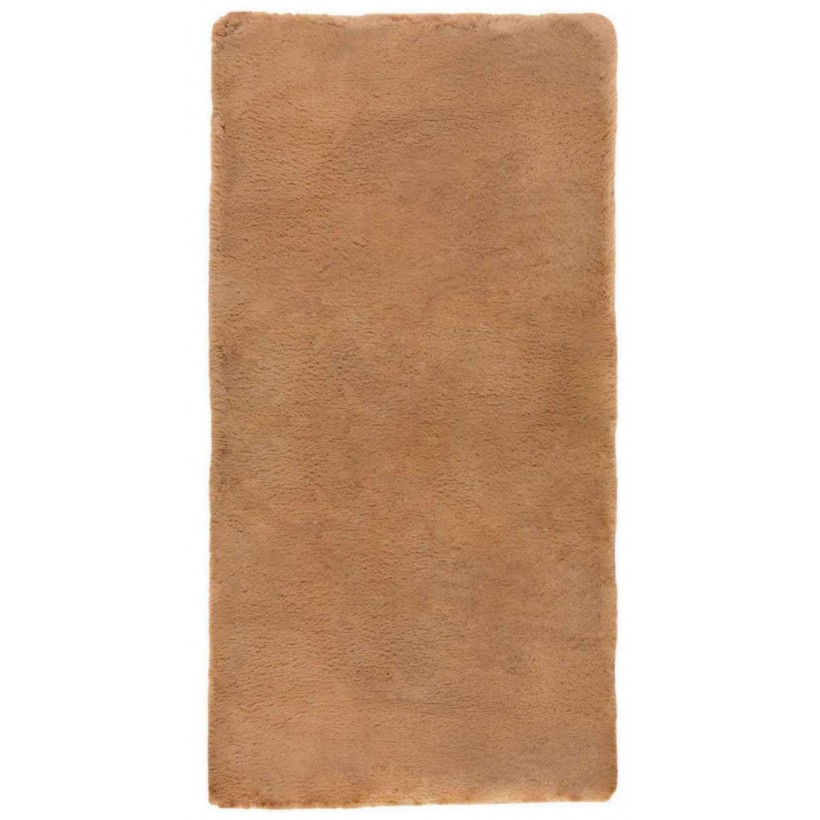 FUR RUG VIVARAISE EDDY CAMEL 70x140 100% POLYESTER