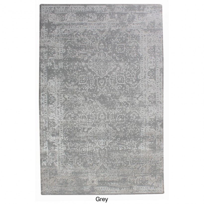 RUG ELVERA GREY 160X230 80% VISCOSE 20% POLYPROPELENE WITH COTTON BACKING