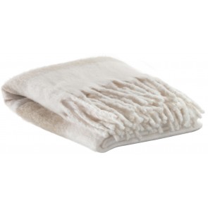 THROW VIVARAISE ISABEL NATUREL 130x160 100% RECYCLED...