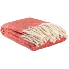 THROW VIVARAISE ISABEL UNI GERANIUM 130x160 100% RECYCLED...