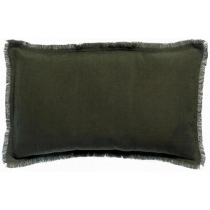 CUSHION VIVARAISE LALY OLIVE 30x50 50% LINEN 50% COTTON