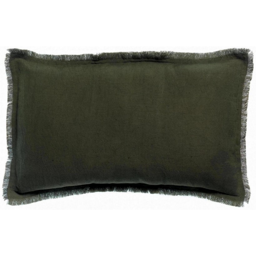 CUSHION VIVARAISE LALY OLIVE 30x50 50% LINEN 50% COTTON