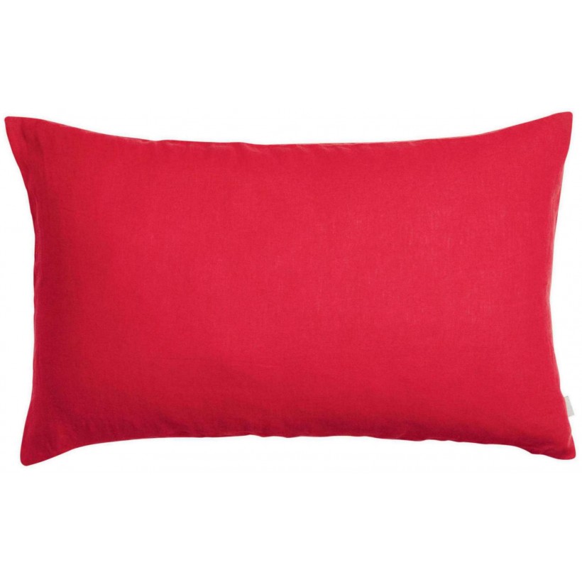 CUSHION VIVARAISE ZEFF GROSEILLE  40x65 100% COTTON