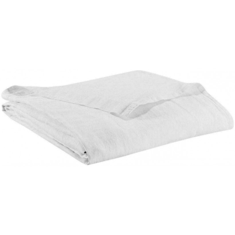 BED SHEET VIVARAISE ZEFF LIT BLANC 240x300 100% LINEN