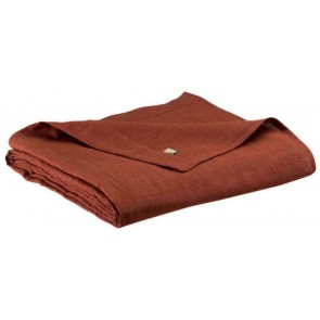 BED SHEET VIVARAISE ZEFF LIT CARAMEL 240x300 100% LINEN