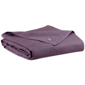 BED SHEET VIVARAISE ZEFF LIT RAISIN 240x300 100% LINEN