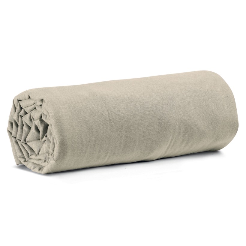 FITTED SHEET VIVARAISE CALITA 160x200 LIN 100% COTTON