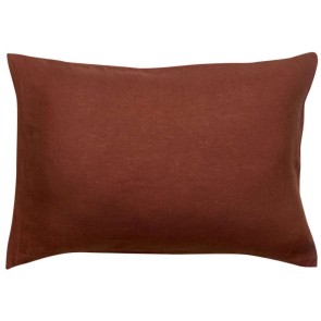 PILLOW CASE VIVARAISE ZEFF LIT CARAMEL 50x75 100% LINEN