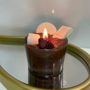 SCENTED CANDLE COCONUT BROWNIE  50 HOURS OF BURNING