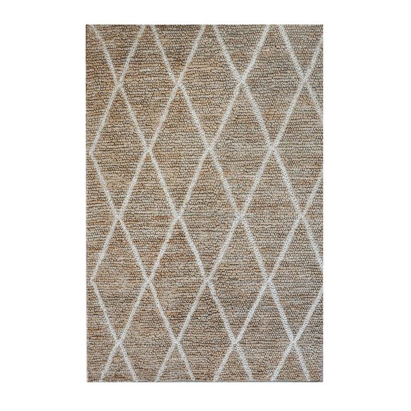 ΧΑΛΙ THE RUG REPUBLIC LARSON IVOIRE 160x230 96% ΓΙΟΥΤΑ 4% ΜΑΛΛΙ