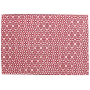 PLACEMAT CALYPSE ROUGE 33X48 100% COTTON