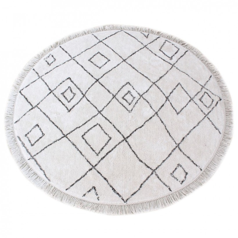 RUG THE RUG REPUBLIC ERVIN IVOIRE D160 100% COTTON