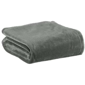 SOFA BLANKET VIVARAISE THEO GRIS 130X160 100%POLYESTER