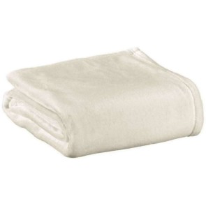 SOFA BLANKET VIVARAISE THEO NEIGE 130X160 100%POLYESTER