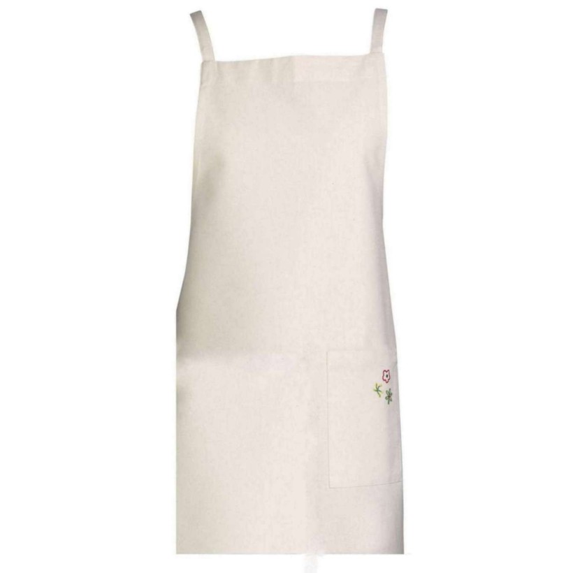 KITCHEN APRON WINKLER GARDENIA ECRU 112x75  80% COTTON 20% PΟLYESTER