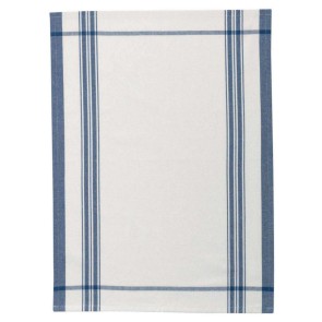 KITCHEN TOWEL WINKLER GABIN BLANC BLEU 50x70 80% COTTON...