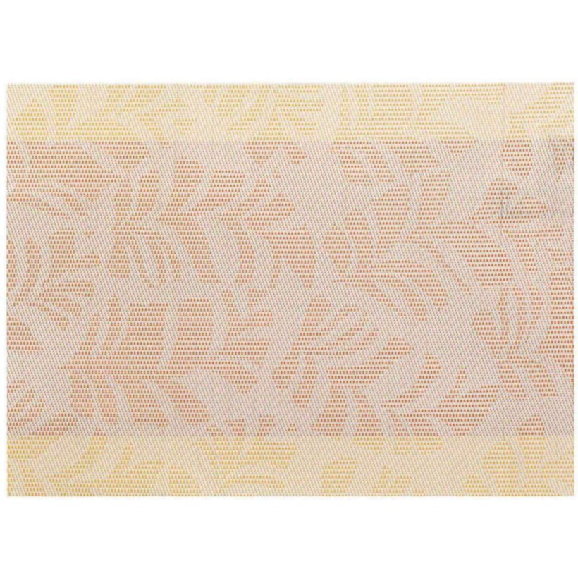 PLACE MAT WINKLER HOJA AMBRE 33x45 75%PVC 25%POLYESTER