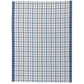 KITCHEN TOWEL WINKLER EVAN BLANC BLEU 50x70 80% COTTON...