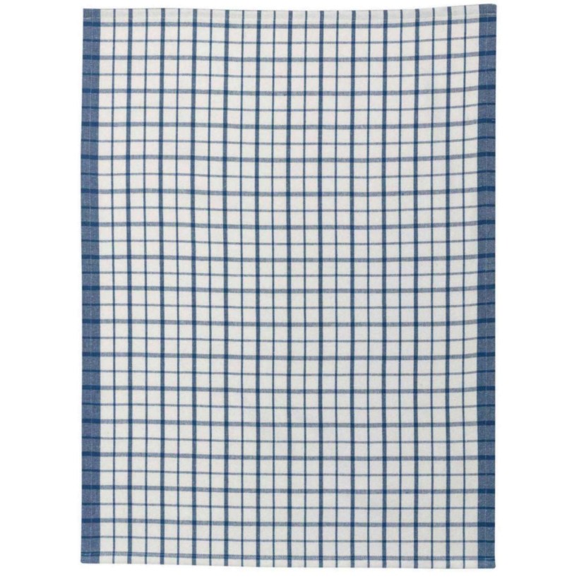 KITCHEN TOWEL WINKLER EVAN BLANC BLEU 50x70 80% COTTON 20%POLYESTER